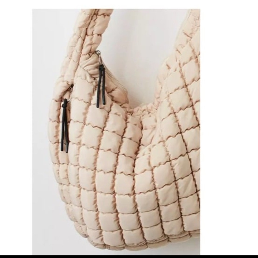 NWT Free people quilted carryall bag Large